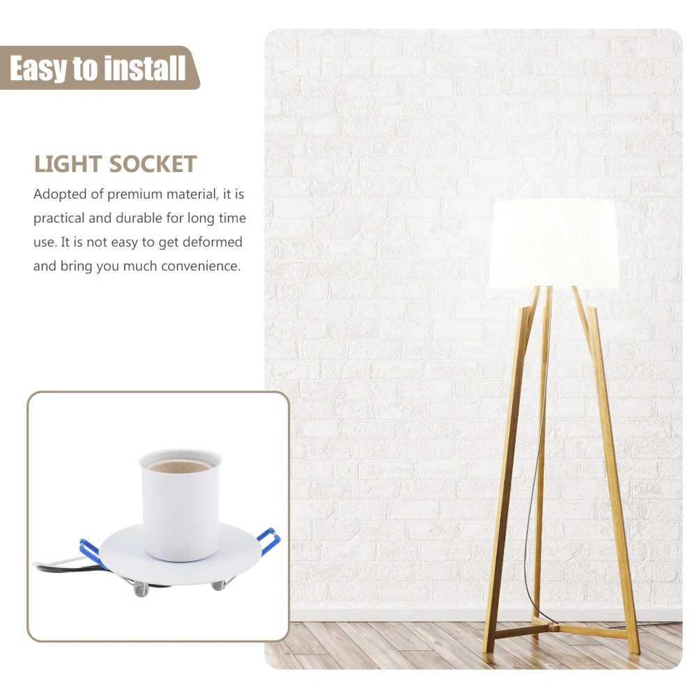 Light Socket E27 Light Socket Lamp Socket 8cm Ceiling Threaded Lamp Holder