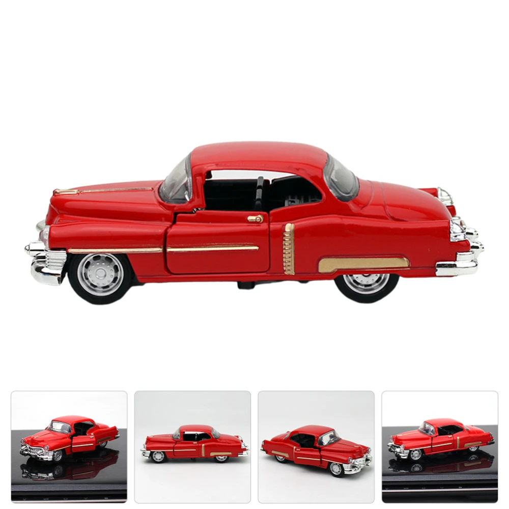 1pc Static Classic Car Alloy Car Model Home Creative Desktop Decoration