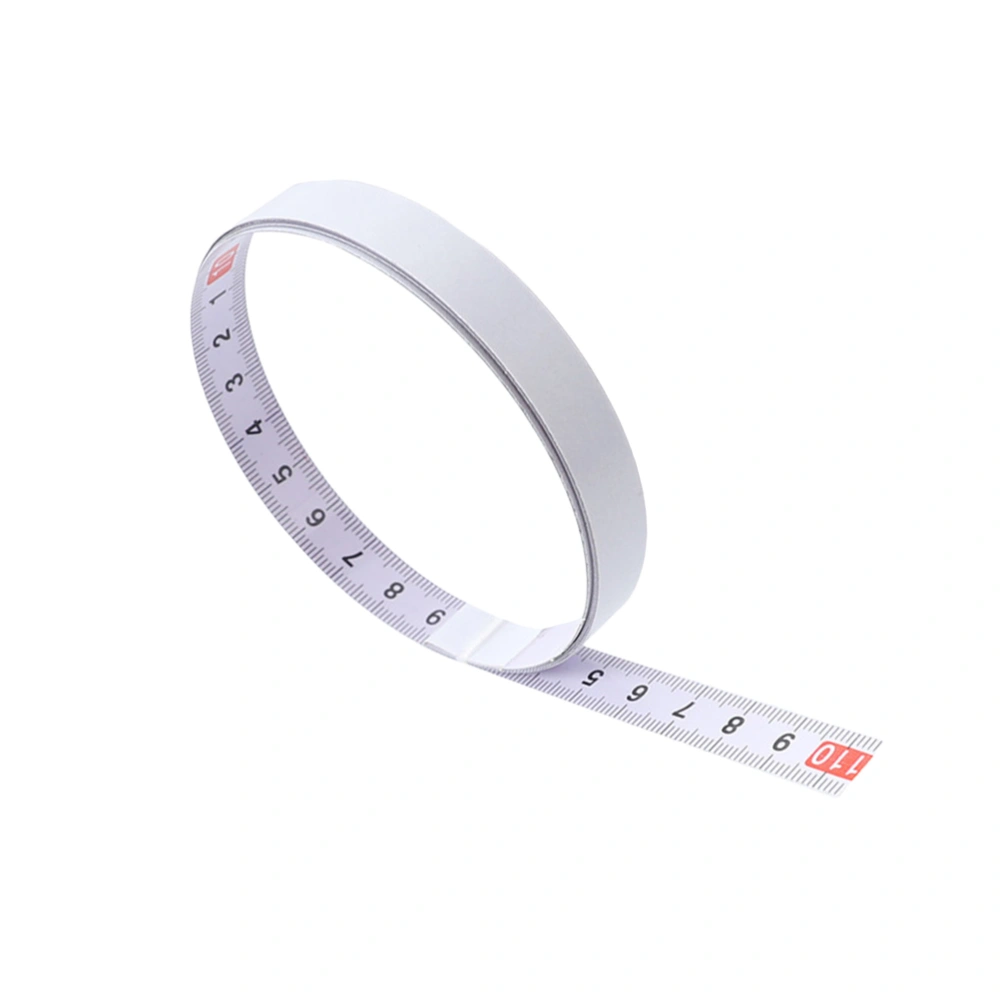 3-meter Steel Miter Track Tape Measure Self Adhesive Metric Scale Ruler Miter Scale Woodworking Ruler (Left to Right)