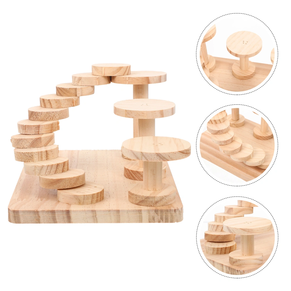 Hamster Wood Toy Hamster Bridge Toy Rat Ladder Toy Wood Hamster Platform