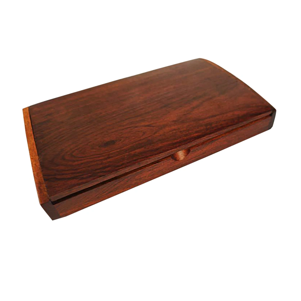 1Pc Rosewood Business Box Creative Business Holder Desktop Cards Organizer