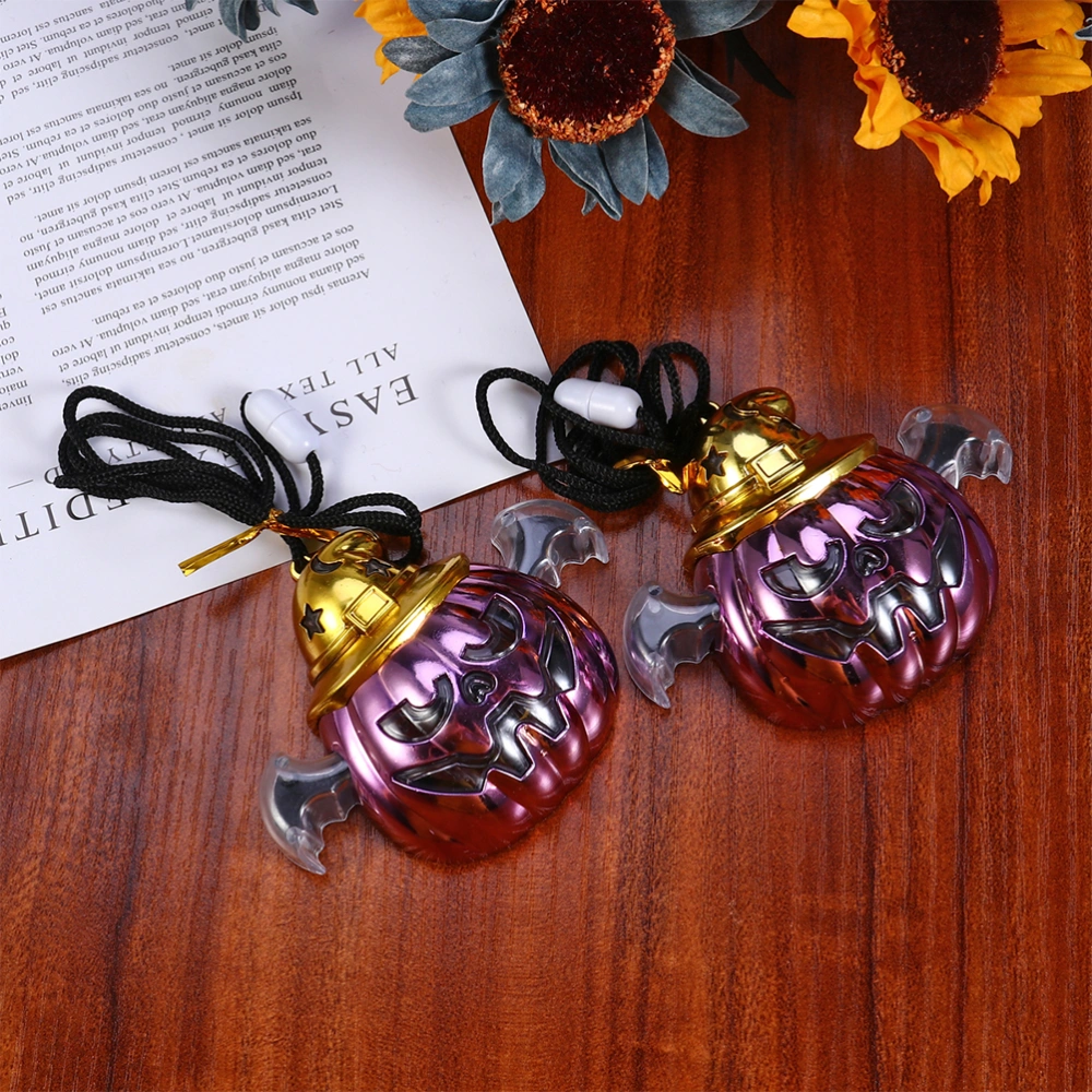 3pcs Halloween Flashing Pumpkin Lantern Pendant Kids Toy for Party Costume Ball