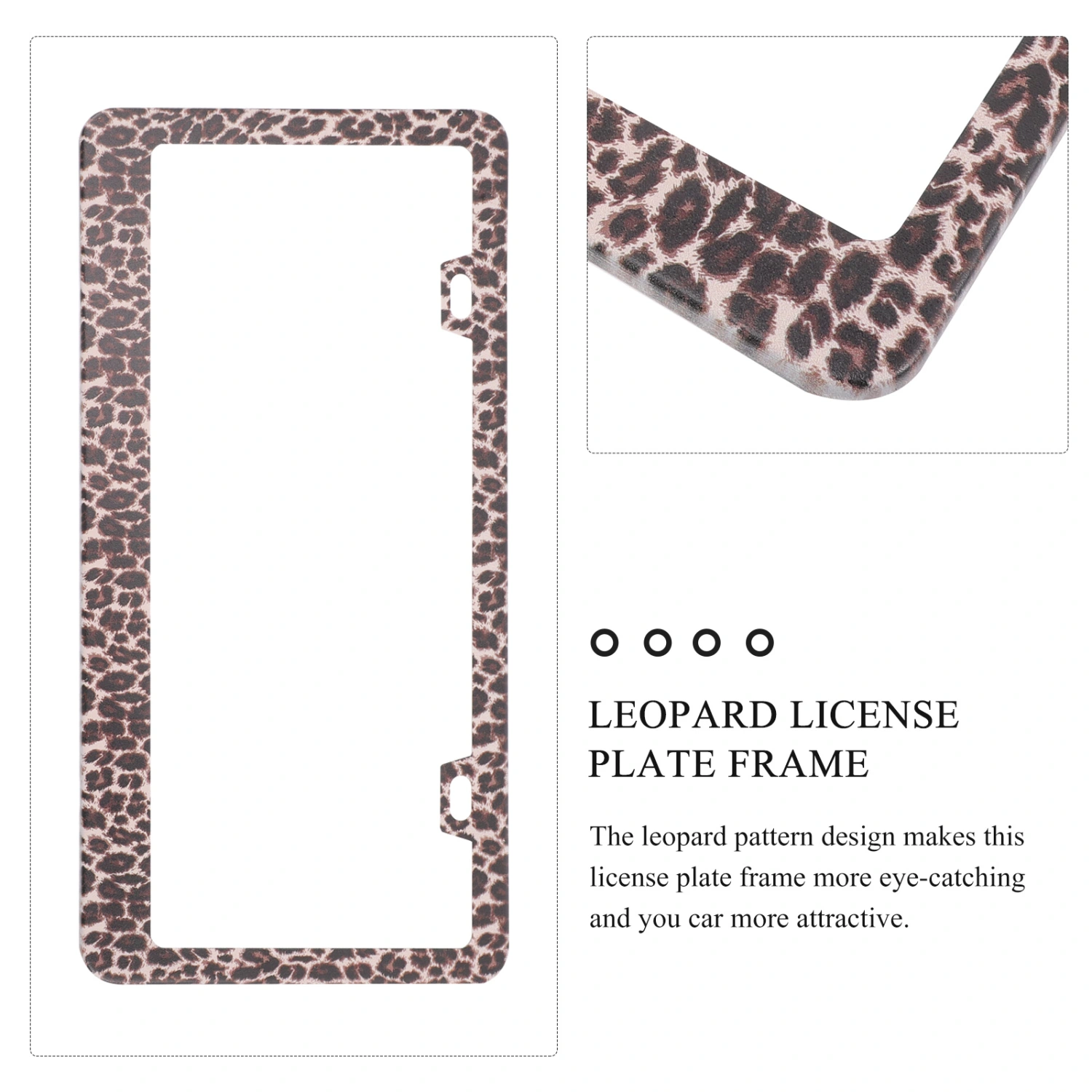 2 Sets License Plate Frames License Plate Shield American License Plate Covers
