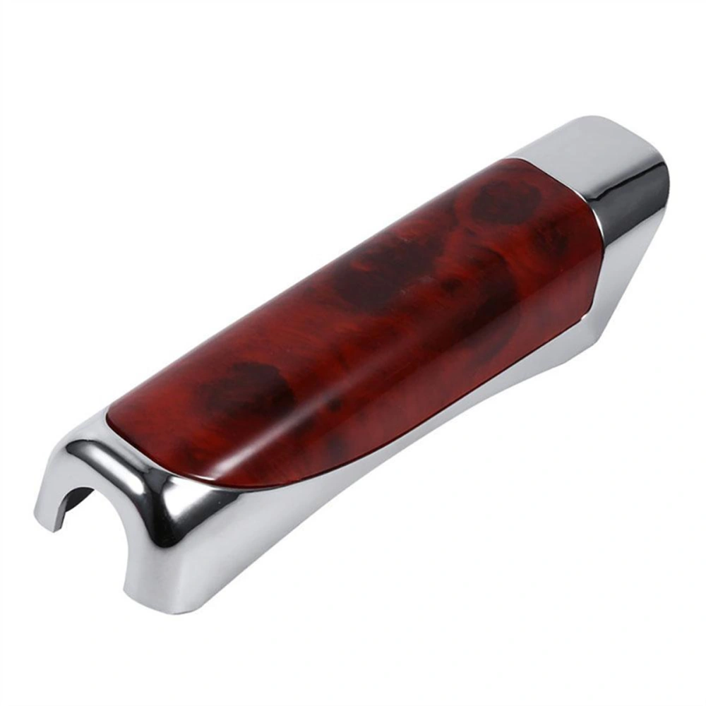 Red Grain Carbon Fiber Pattern Handbrake Interior Decorative Cover