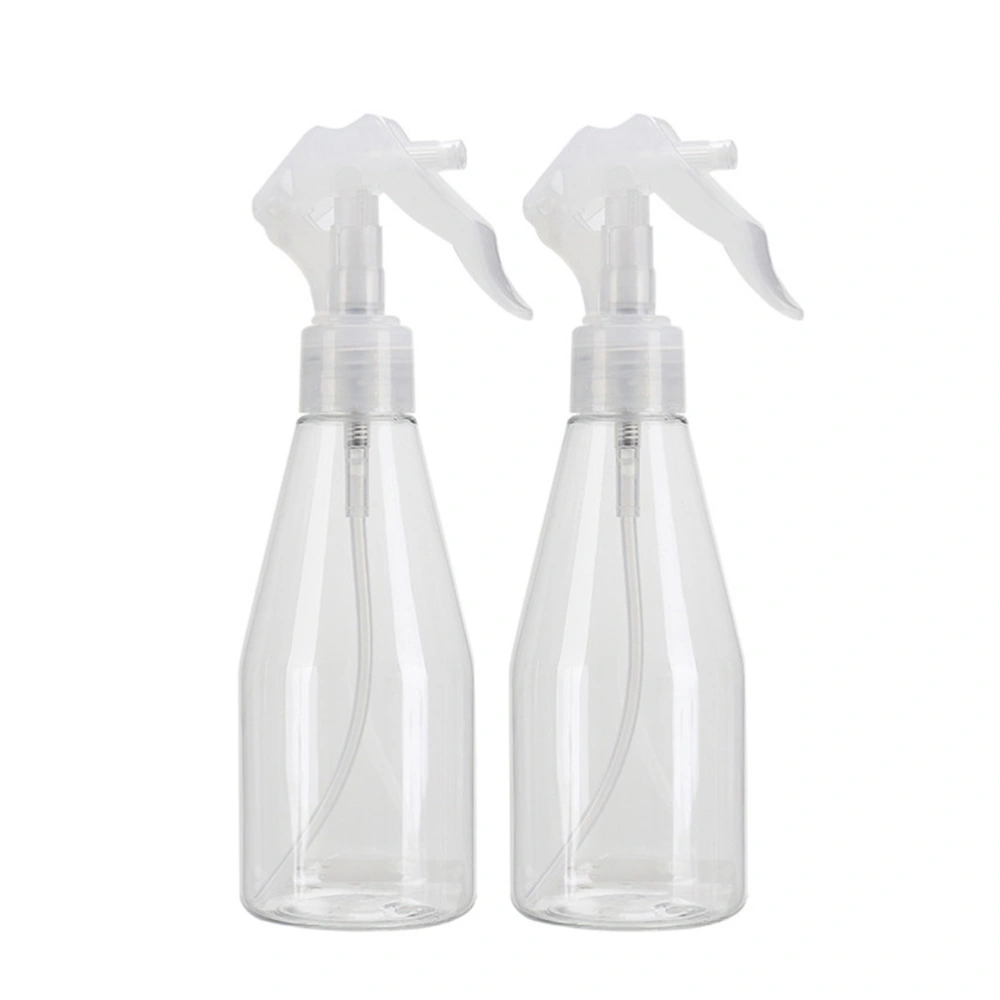 2 Pcs Spray Bottle Plastic 200ml Bottles Safe Odorless Sprayer Leak-proof Great for Cleaning Products Garden Beauty Treatment (White)