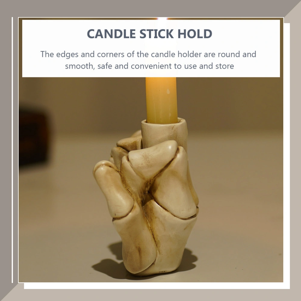 1pc Middle Finger Candle Stand Candlestick Holder Unique Funny Candle Stand