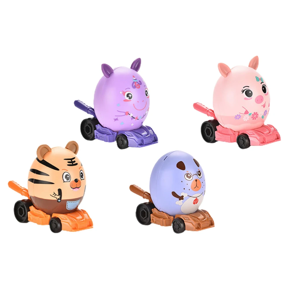 4pcs DIY Assembled Toys Car Toys Kids DIY Blind Box Toys Surprise Egg Gifts