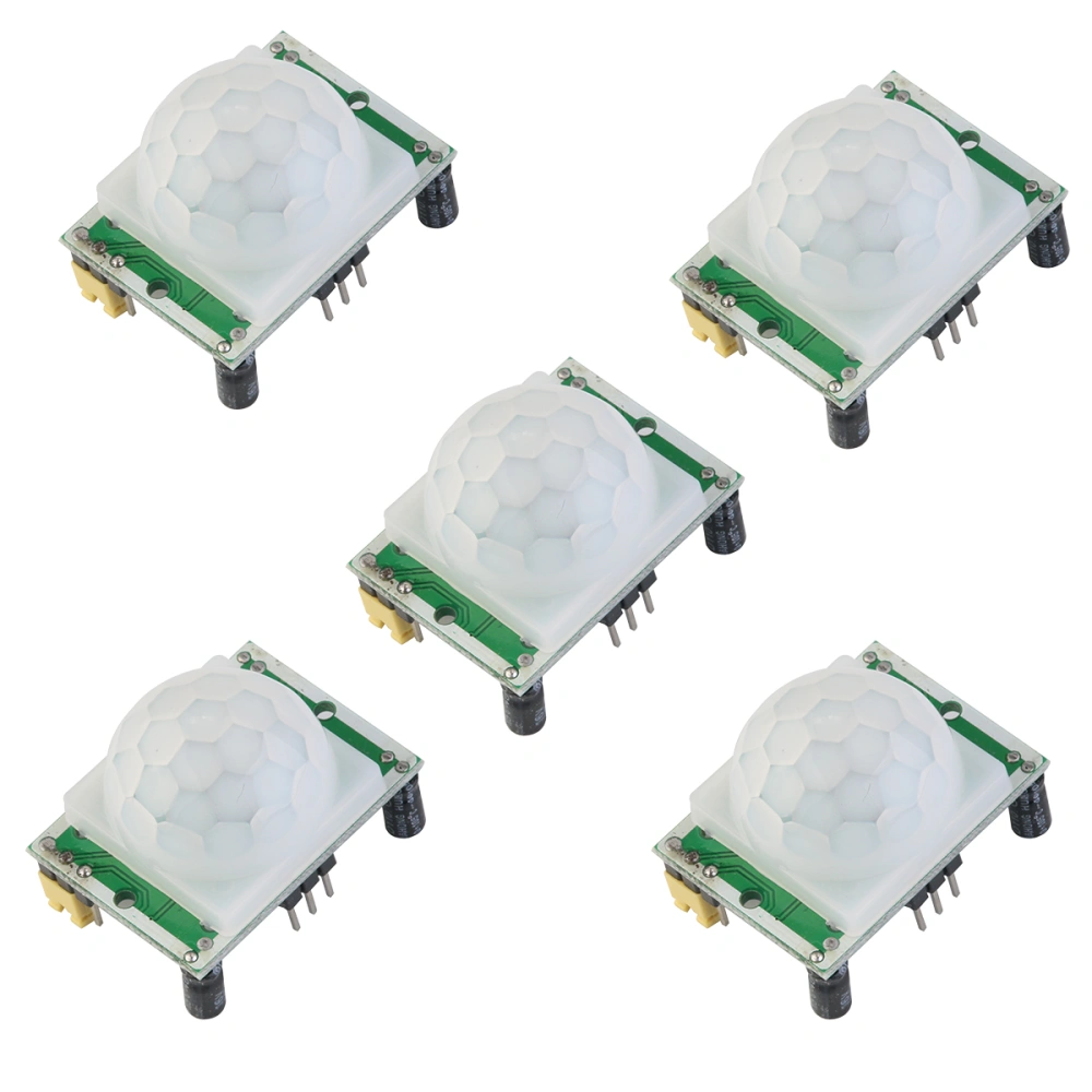 5pcs HC-SR501 Human Body Pyroelectricity Infrared PIR Motion Sensor Modules