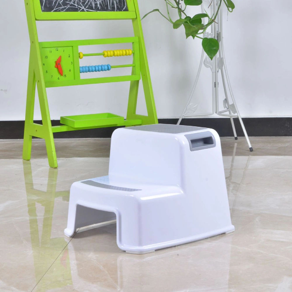 1PC 2 Step Stool Toilet Potty Training Resistant Stool with Side Grip for Kids Toddler