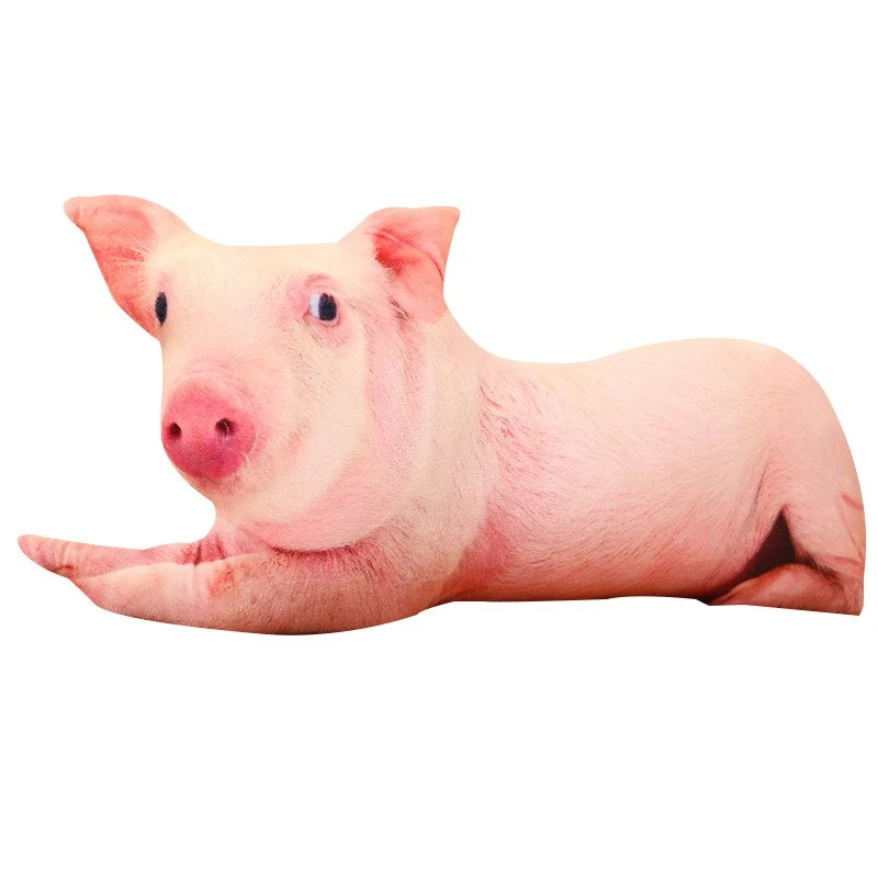 3D Pig Throw Pillow Animal Throw Pillow for Sofa Car Cushion Home Decor