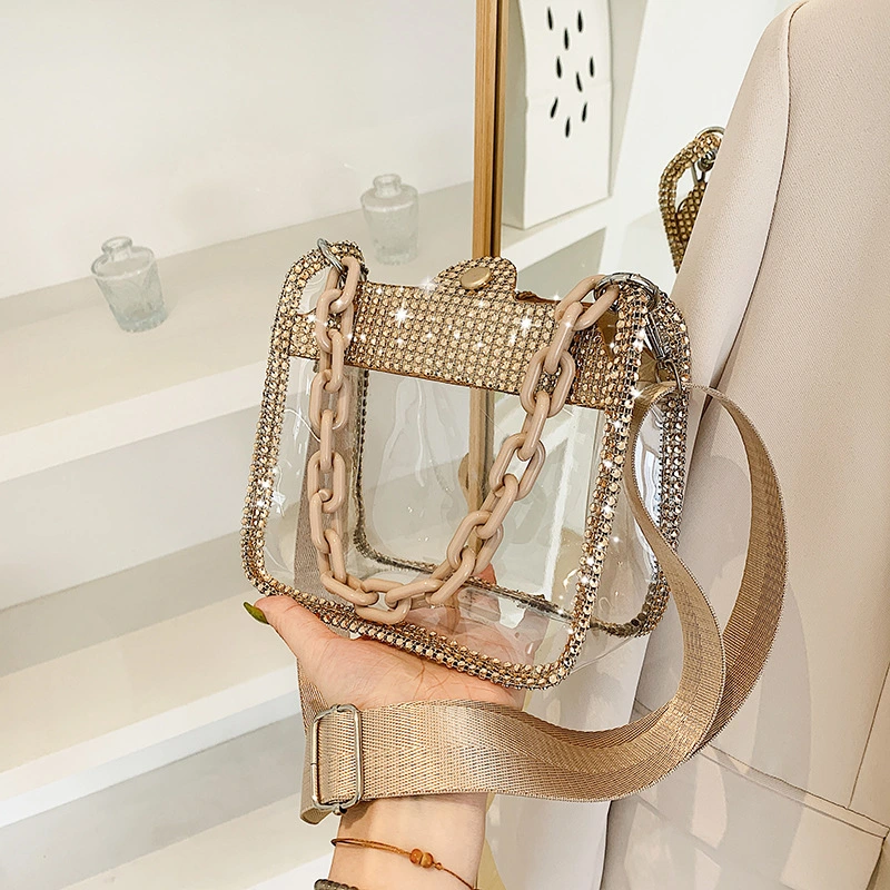 Clear Tote Bag Portable Shoulder Bag Women Tote Bag Decorative Tote Bag for Travel