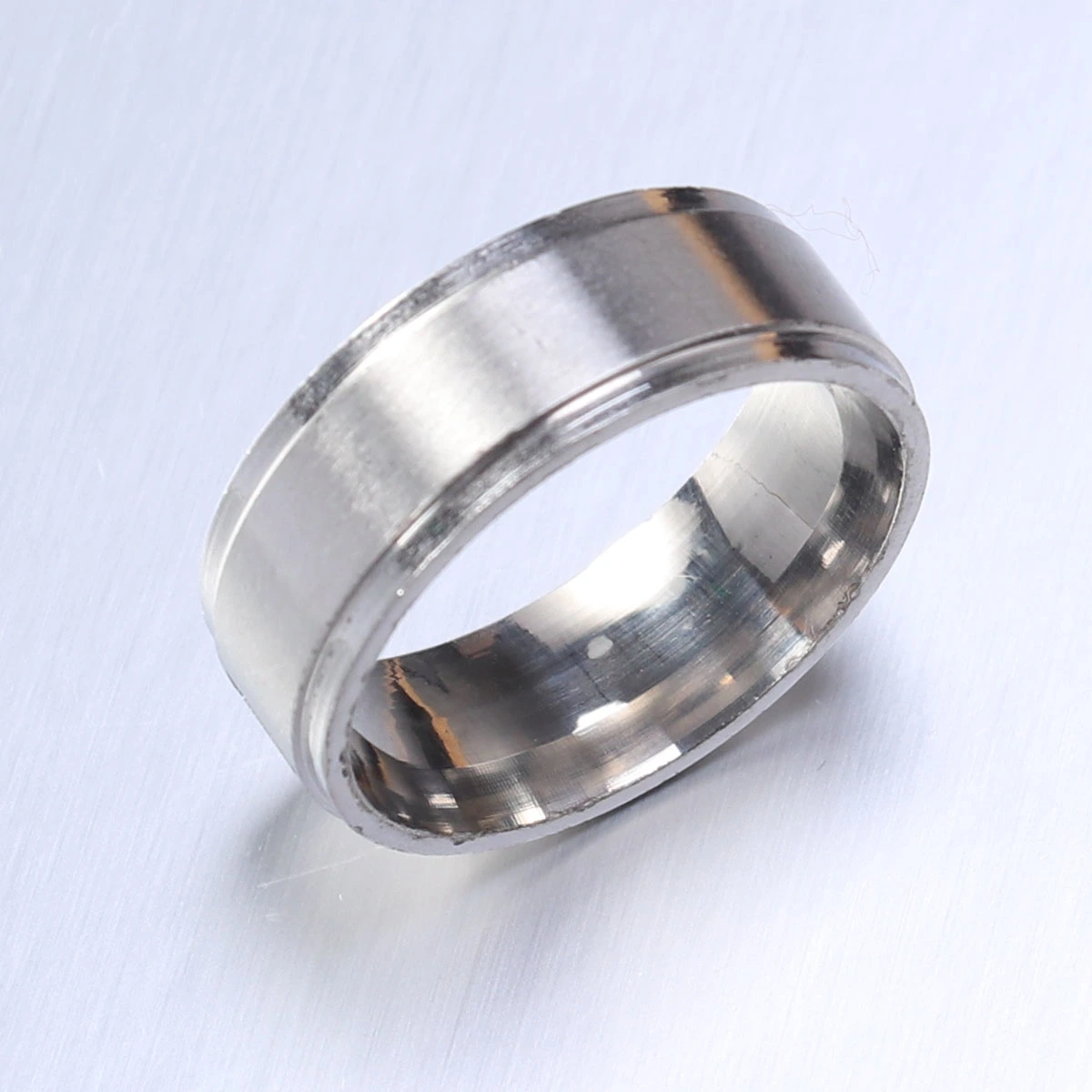 Mens Father Dad Titanium Ring Engraved Love You Dad for Family Gift Christmas Birthday Gift (10)