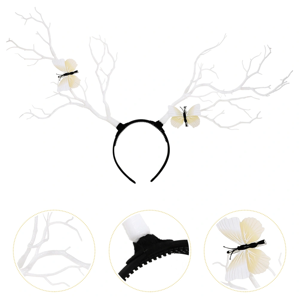 1PC Branch Antler Headband Delicate Forest Animal Hair Band Reindeer Hairband