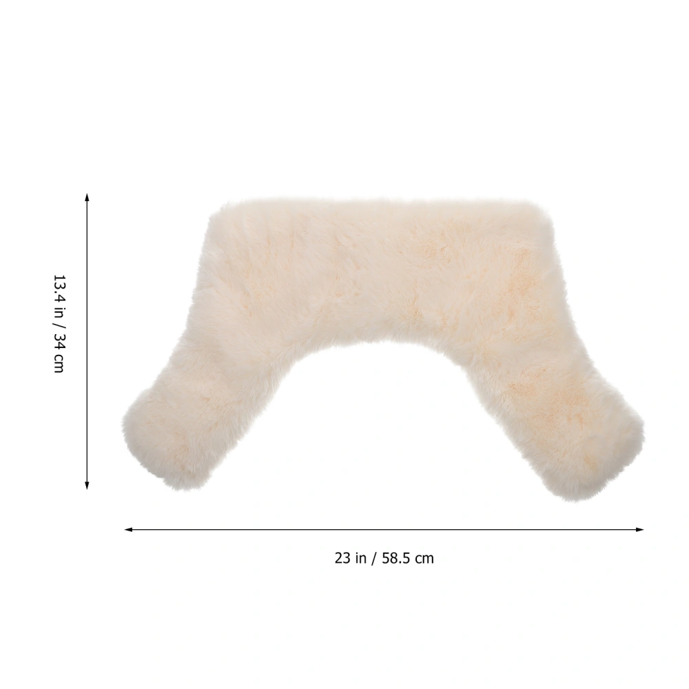 Artificial Fur Collar Luxurious Stereoscopic Fur Neckline Collar for Coat