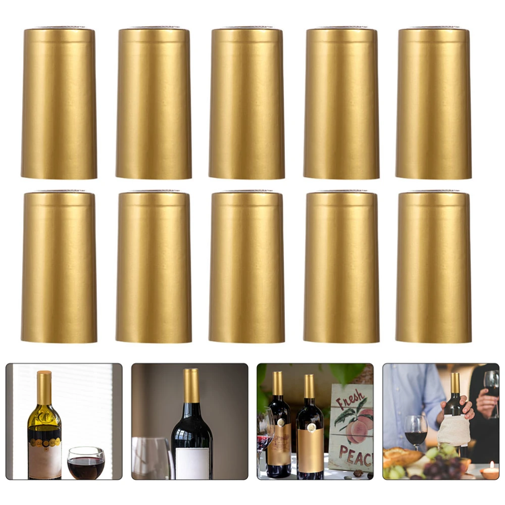 200Pcs Wine Bottle Heat Shrink Covers Professional Bottle Plastic Shrink Caps