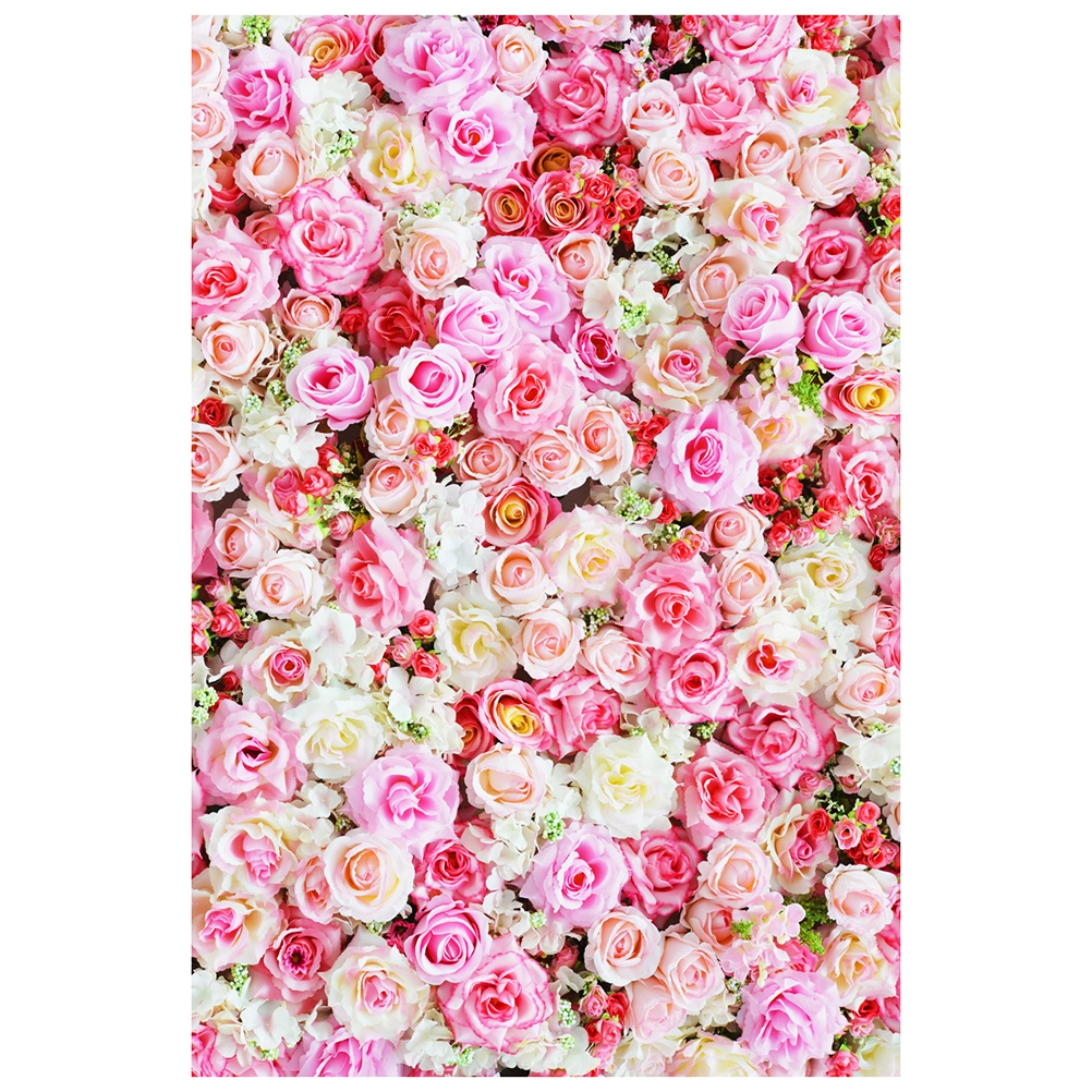 Photo Studio Background Cloth 3D Flower Floral Photography Backdrop Wall Props 90x150cm (1465)