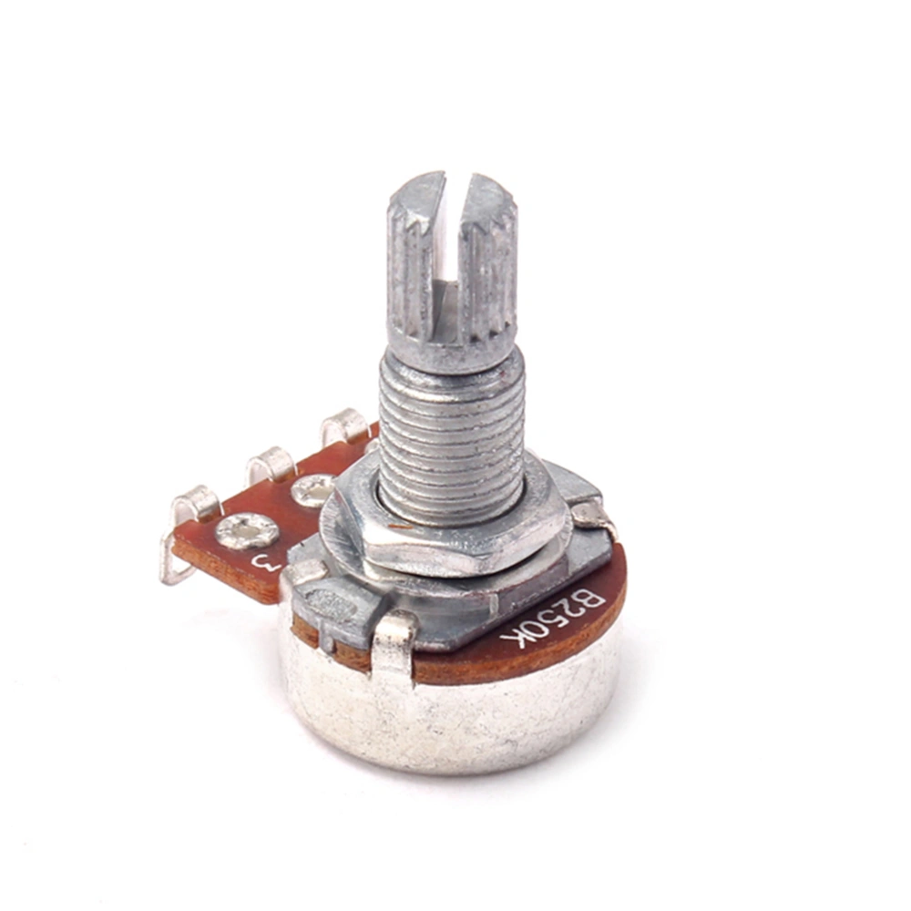 B250K OHM Audio POTS Guitar Potentiometers 18mm Shaft Volume and Tone Controls GP206