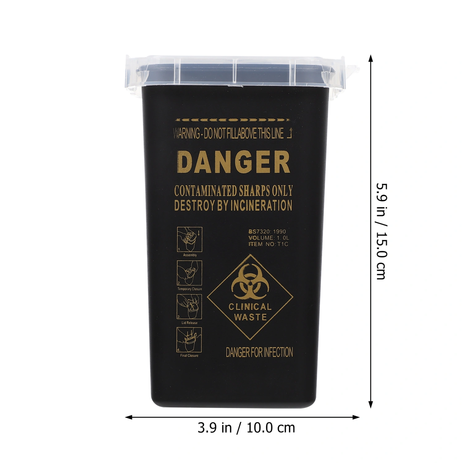 Creative Blades Storage Container Sharps Collection Bucket Recycling Case