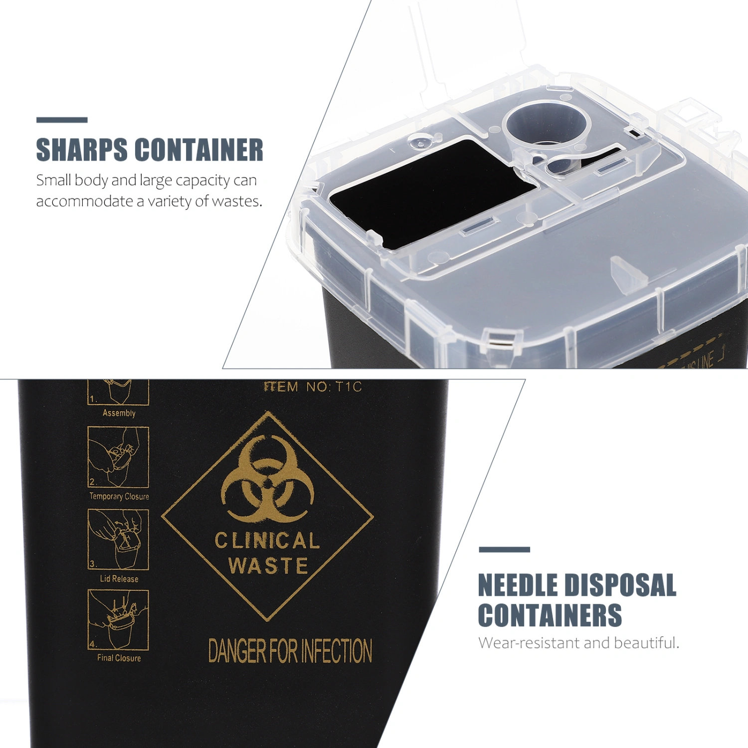 Creative Blades Storage Container Sharps Collection Bucket Recycling Case