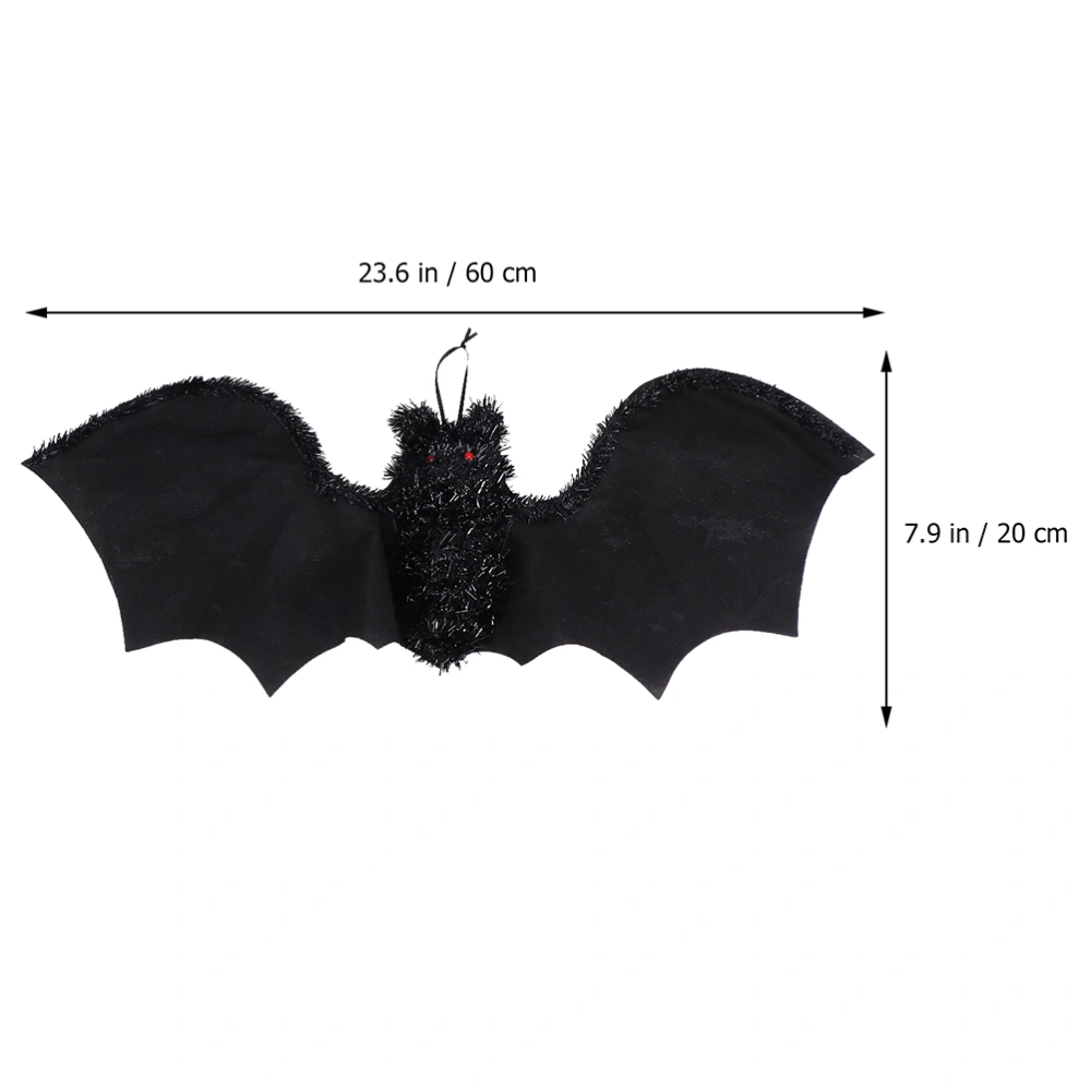 2Pcs Vivid Spider Bat Decors Halloween Door Pendants Party Hanging Ornaments