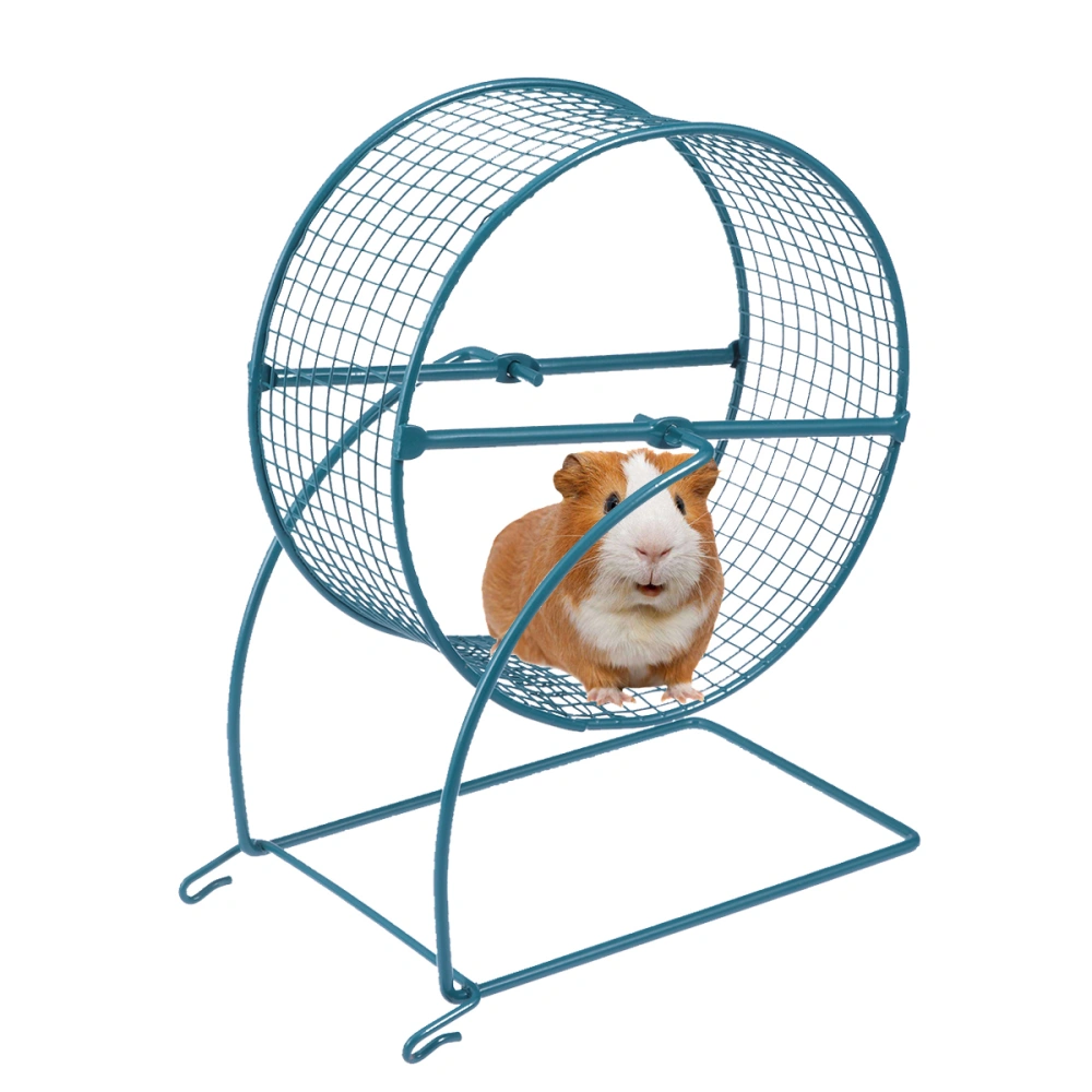 Hamster Running Wheel Large Dual Use Rat Exercise Wheel Toy Gerbils Squirrel Jogging Running Toy or Small Animals Mouse with Stand (20cm)