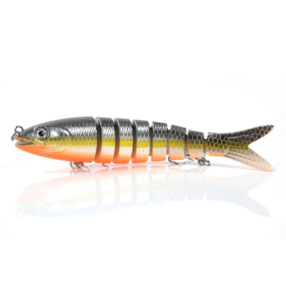 Fake Simulated Fish Bait Portable Fishing Lure Practical Fishing Supply Fishing Accessory for Fishing Outdoor Outside (White)
