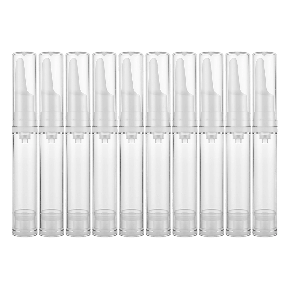 10pcs 10ml Airless Pump Bottles Empty Eye Serum Vacuum Bottle Cosmetic Container