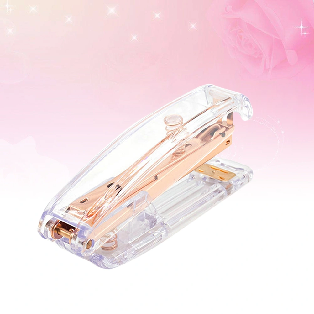 Rose Gold Desktop Stapler Classic Modern Design to Brighten Up Your Desk Elegant Office Desk Accessory