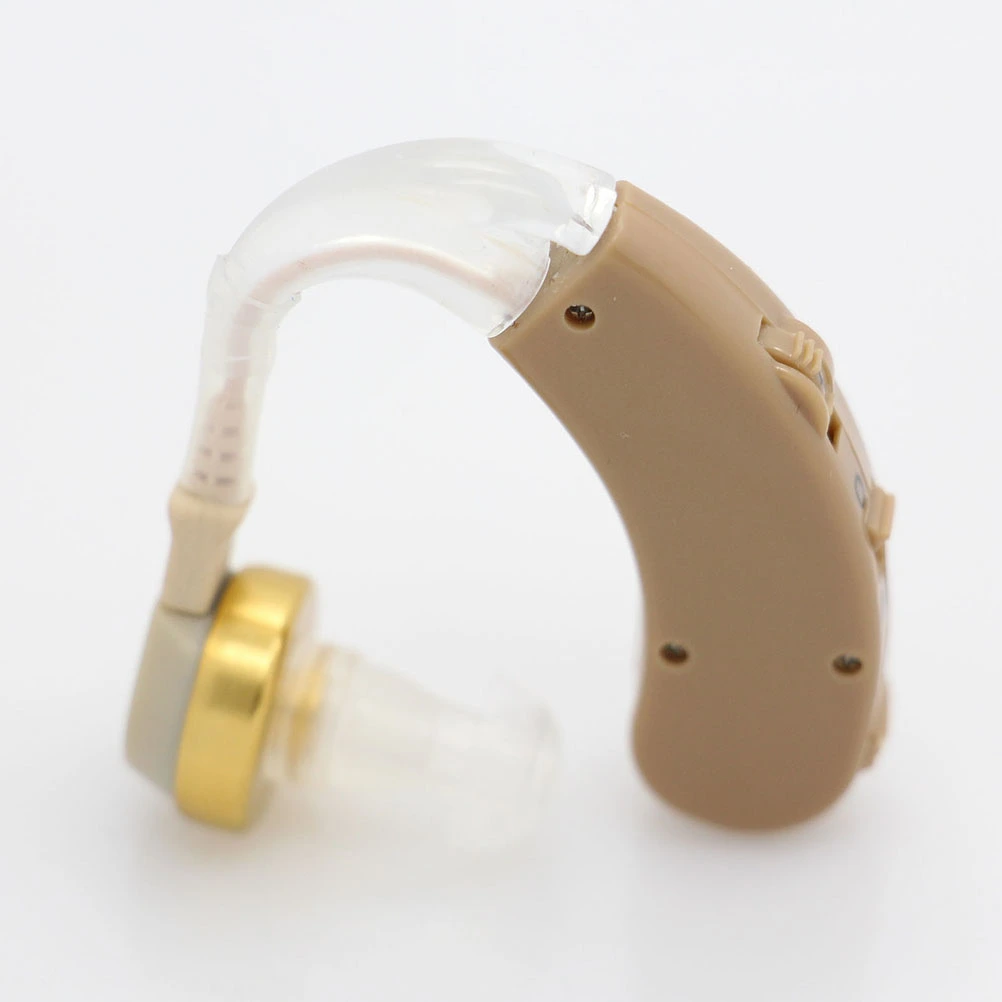 F-139 Digital Hearing Aid BTE Behind the Ear Sound Voice Amplifier Adjustable Volume Ear Aid For The Deaf Elders Seniors Hard-of-hearing Hearing-impaired