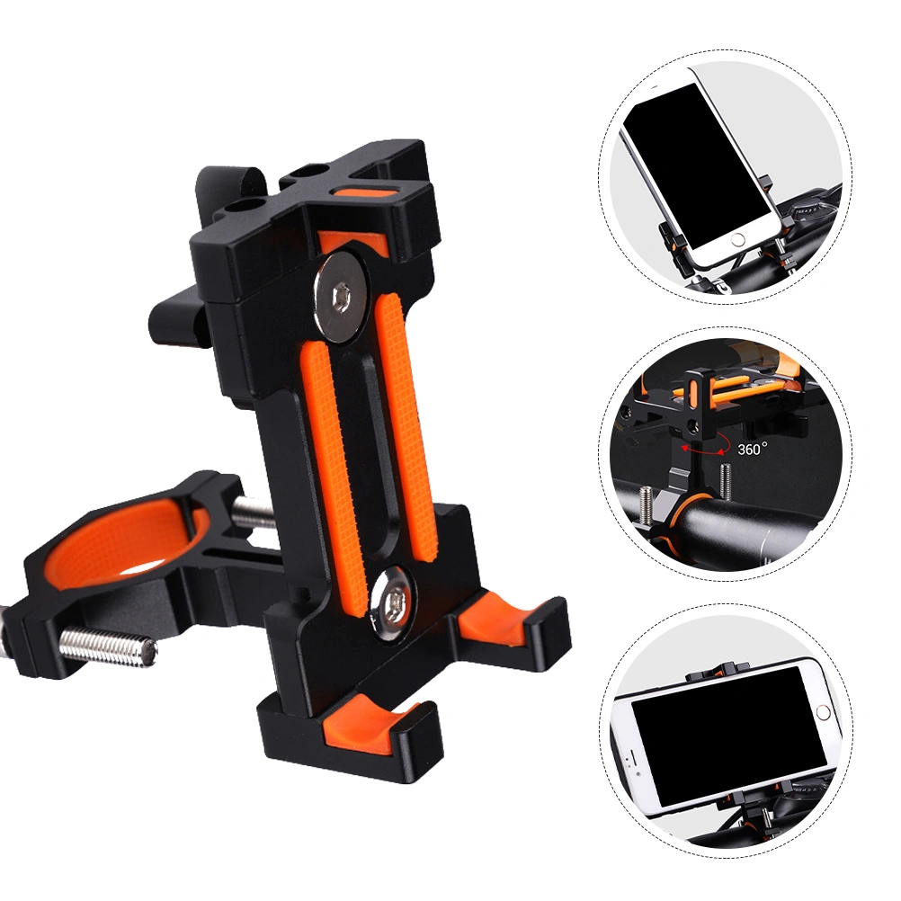 Motorcycle Cellphone Mount Bike Handlebar Anti-slip Phone Navigator Holder