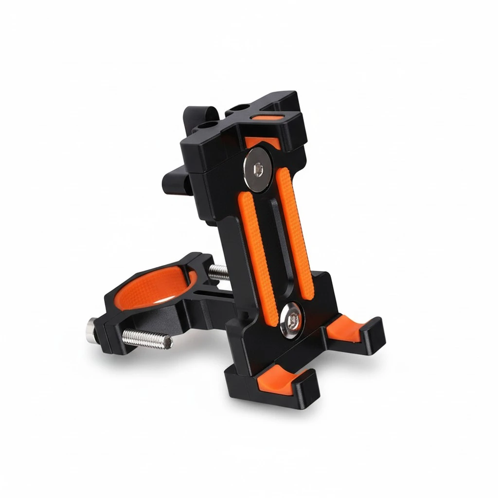Motorcycle Cellphone Mount Bike Handlebar Anti-slip Phone Navigator Holder