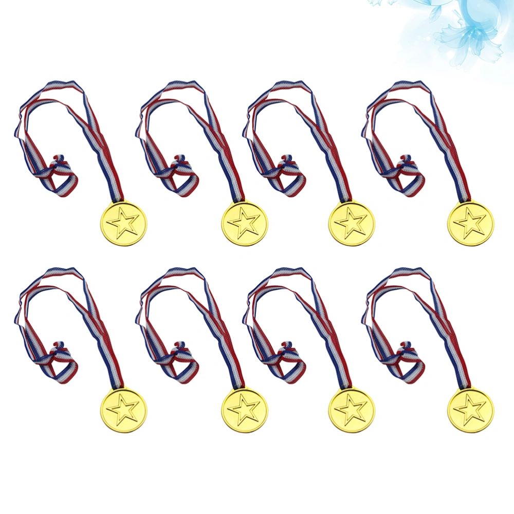 36pcs Children Gold Medal Toys Winner Award Medals Sports Competitions Matches Supplies Party Favors for Kids Toddlers