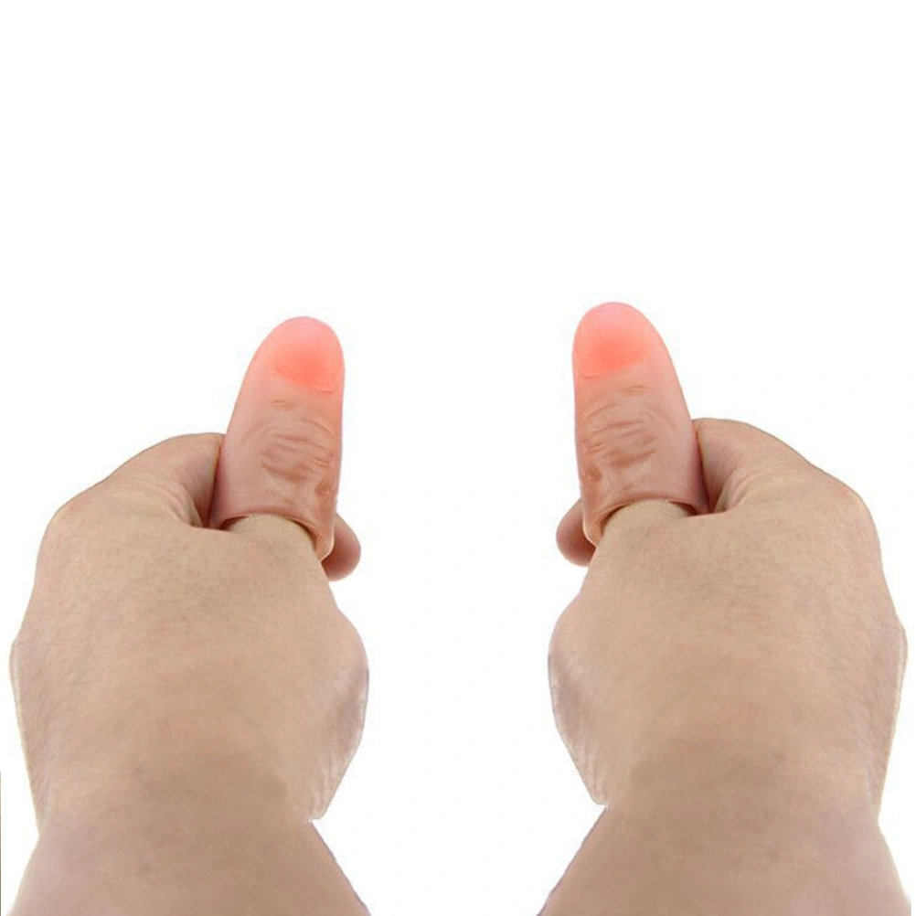 Trick Thumb Tip Light Thumb Tip Toy Super Bright Flashing Finger Lamp(Random Color)