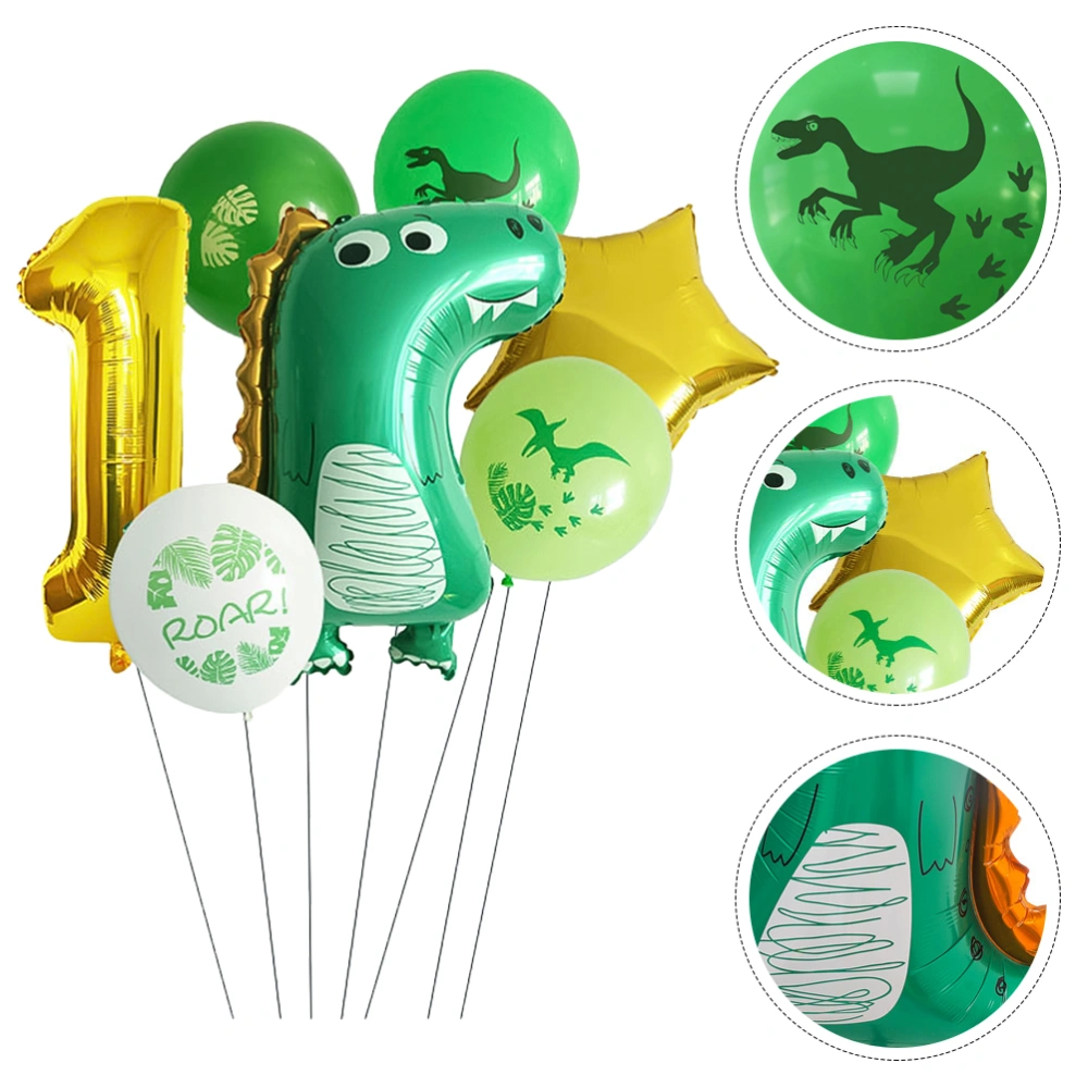 Decorative Birthday Balloons Dinosaur Themed Birthday Balloons Cartoon Balloon