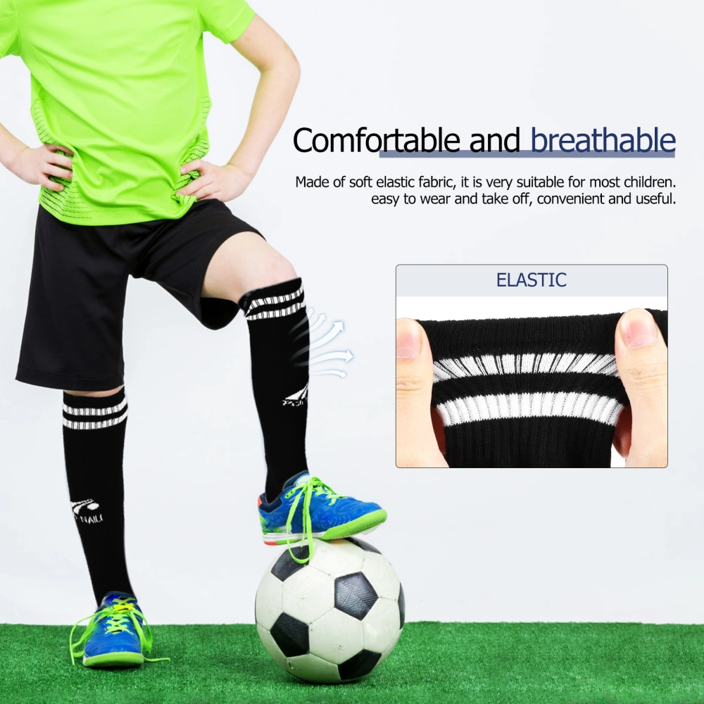 1 Set Football Shin Pads for Children with Long Socks Ergonomic Shin Pads for Practice Game