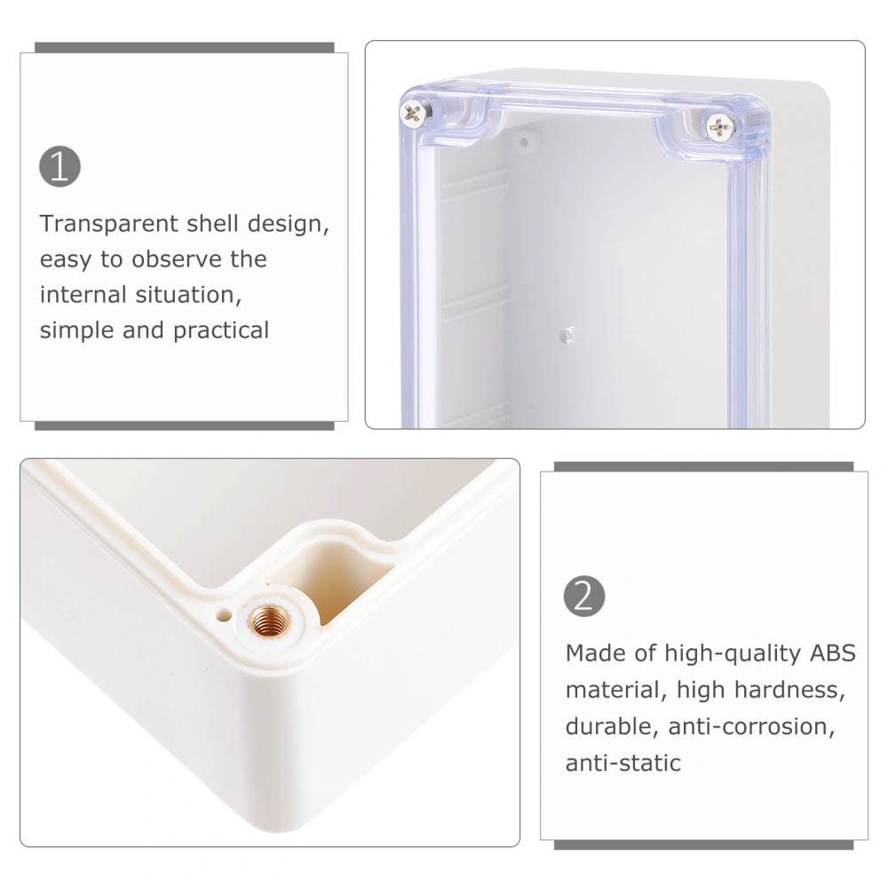 ABS Plastic Dustproof Waterproof Junction Box Electrical Project Enclosure