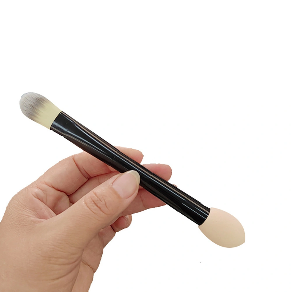 Dual-ended Makeup Brush Makeup Sponge Foundation Concealer Loose Powder Brush