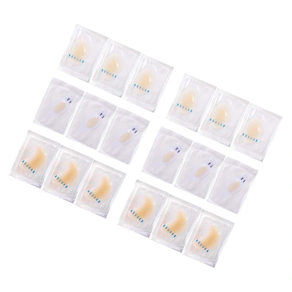 18Pcs Multi-functional Heel Patches Wear-resistant Heel Patches for Women (Skin)