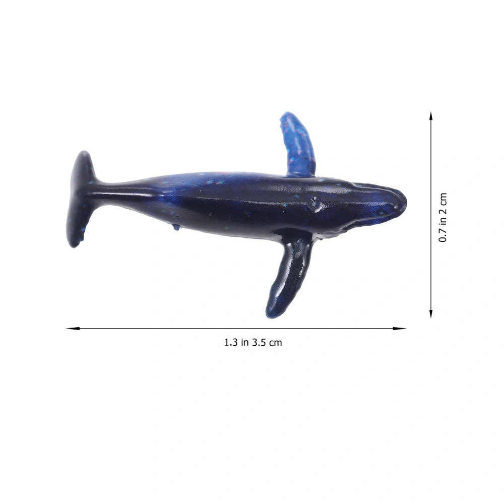 5Pcs Silicone Whale Models Epoxy Landscape Filling Material 3D Mini Whales