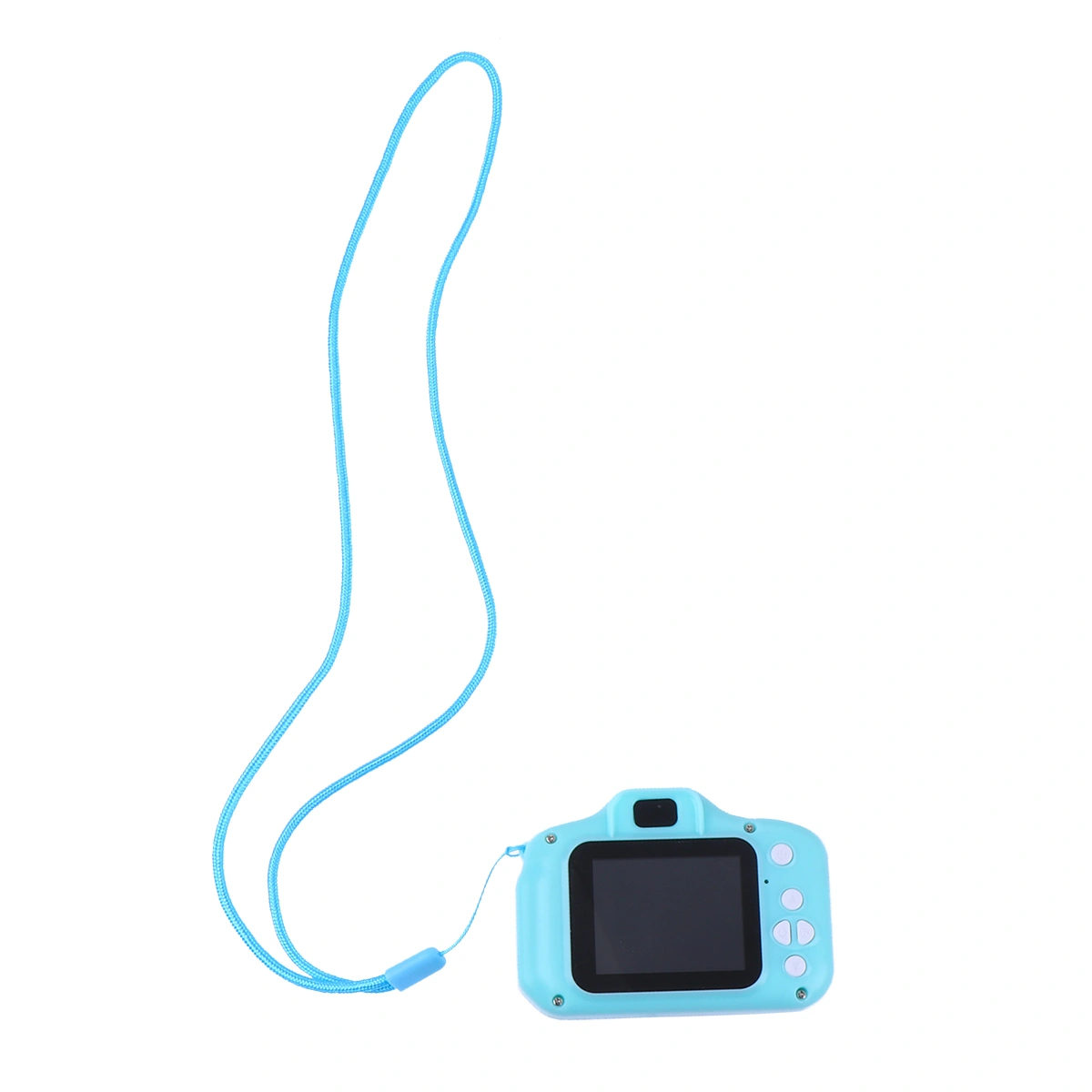 Portable 2.0 Inch Digital Camera Toy Mini Plastic Photography Camera for Children Kids (Green, without Memory Card)