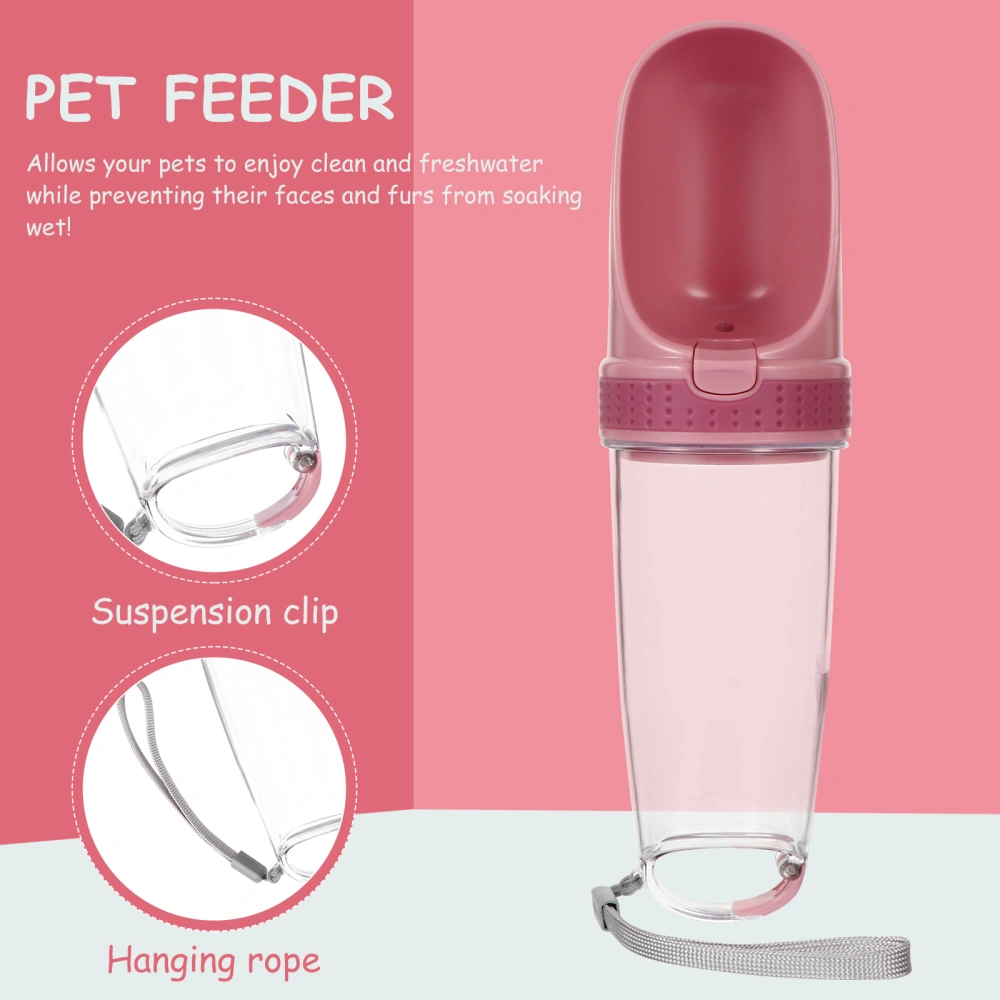 500ml Pet Dog Water Feeder Portable Outdoor Water Bottle Dog Water Dispenser