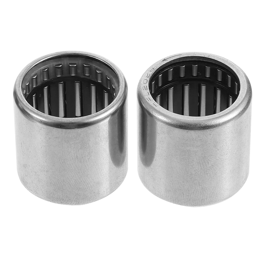 2 Pcs Needle Roller Bearings Steel One Way Bearing Durable Flat Roller Bearing