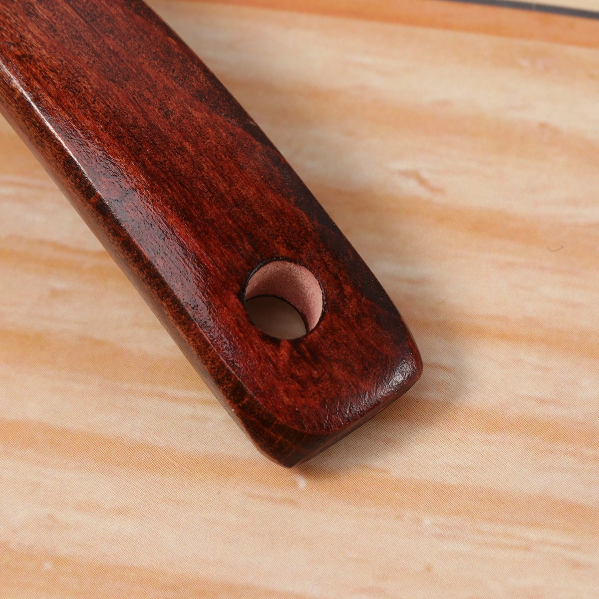 3PCS Wooden Long Handle Soup Ladle Household Cooking Soup Spoons Kitchen Utensils (28cm/24cm/18cm)