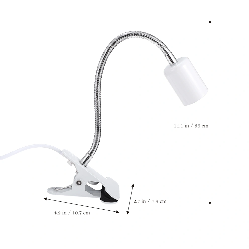 1pc LED Clamp Lamp Adjustable Clip Lamp Bedside Night Lamp(American Plug)