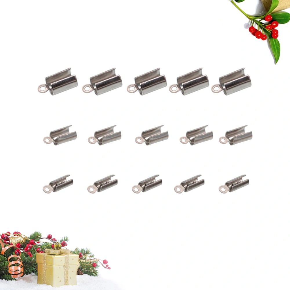 30pcs Stainless Steel Jewerly DIY Clasps Round Clip Bracelet Making Connecting Clasp Necklace Connection Buckle (Size L, M and S 10pcs for Each)