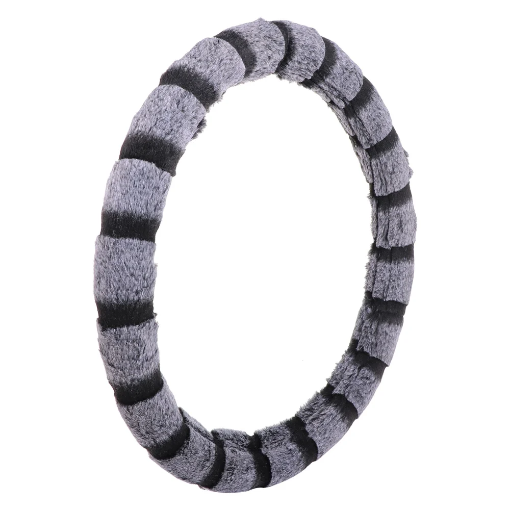 38cm Winter Nonslip Car Steering Wheel Cover Warm Plush Steering Wheel Covers