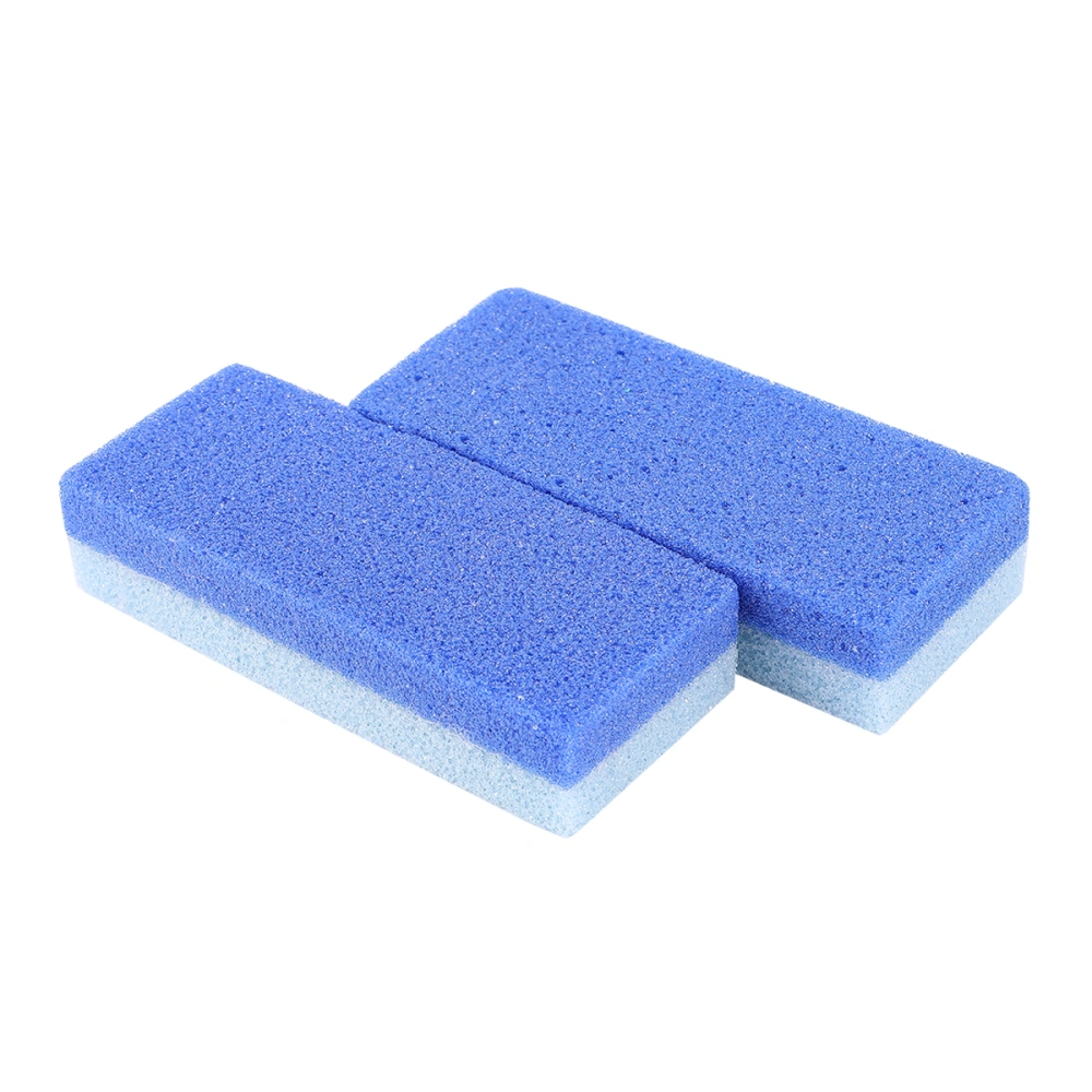 2pcs Practical Foot Grinding Stone Dead Skin Remover Foot Rubbing Tool Foot Skin Care Tool for Home Daily Use (Blue)