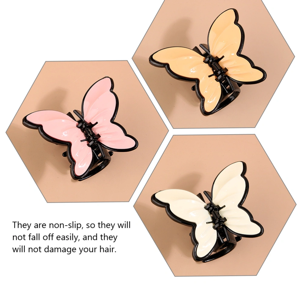 6pcs Butterflies Hair Clips Hair Claw Clips Hair Accessory for Women Girls