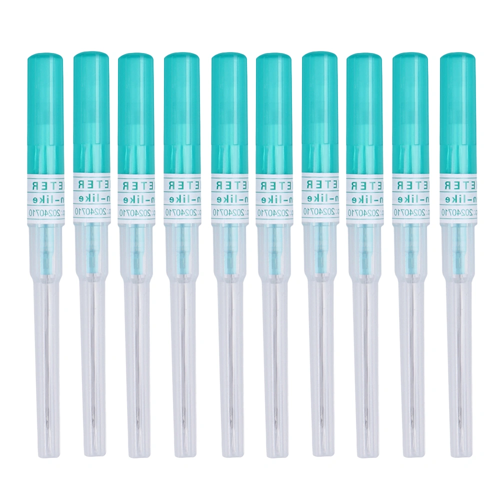 10pcs 18G Disposable Body Piercing Needles Gauge Piercing Needles Sterile Body Piercing Needles for Ear Nose Navel
