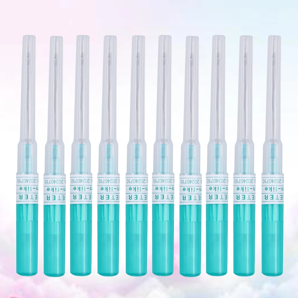 10pcs 18G Disposable Body Piercing Needles Gauge Piercing Needles Sterile Body Piercing Needles for Ear Nose Navel